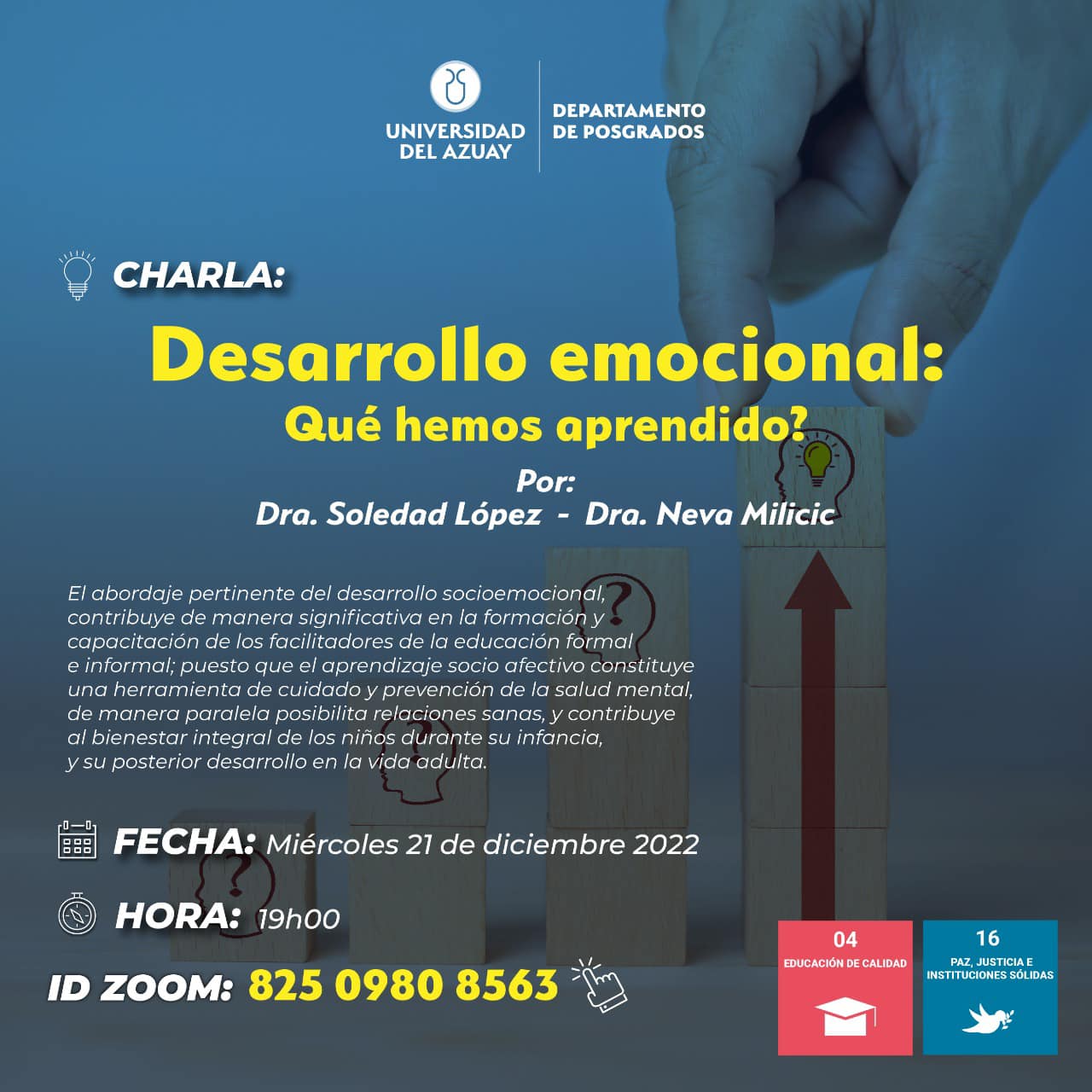 "Desarrollo Emocional, qué hemos aprendido?.