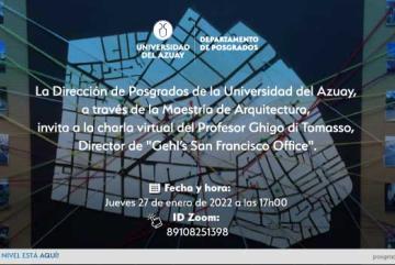Charla virtual del Profesor Ghigo di Tomasso 